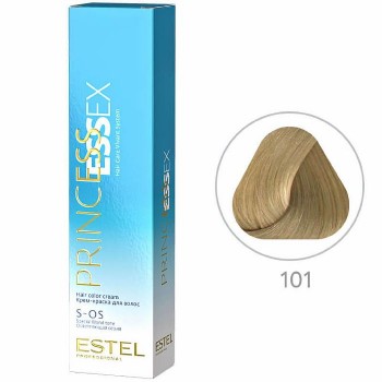 Крем-краска PRINCESS ESSEX S-OS 101 Супер блонд пепельный 60 мл